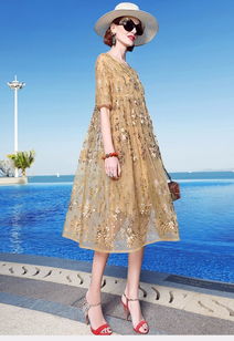 零库存代卖模式下，如何高效进货欧奈拼接连衣裙